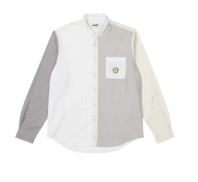 Pre-owned Palace Mixed Oxford Shirt White • L