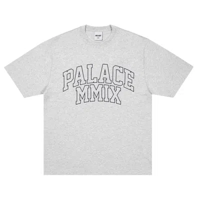 Pre-owned Palace Mmix Heavy Slub T-shirt 'grey Marl' | Men's Size L