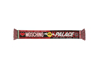 Pre-owned Palace Moschino Scarf In Red