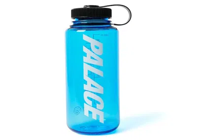Pre-owned Palace Nalgene Font Water Bottle In Blue