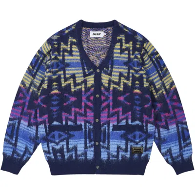 Pre-owned Palace Navajo Knit Cardigan 'brown' | Men's Size L