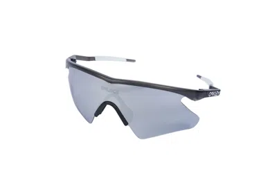 Pre-owned Palace Oakley Mumbo Shades In Matte Grey Smoke