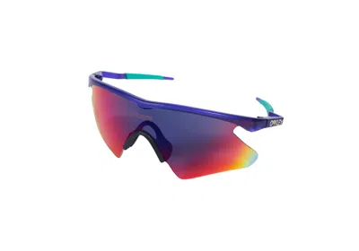 Pre-owned Palace Oakley Mumbo Shades In Matte Trans Purple