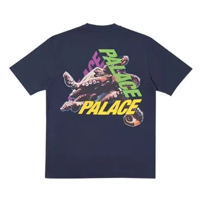 Palace Octopus T-shirt 'navy' In Blue