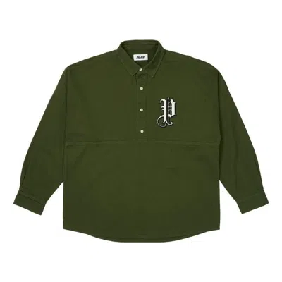 Palace Old English Shirt 'huntsman' In Green