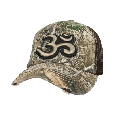 Pre-owned Palace Om Distressed Trucker 'realtree Edge' | Green | Men's Size Onesize