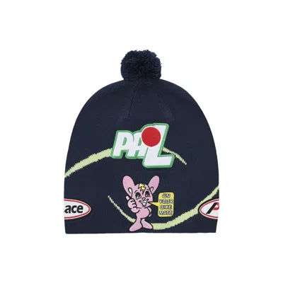 Pre-owned Palace On Ya Bike Nein Cuff Beanie 'navy' | Blue | Men's Size Onesize