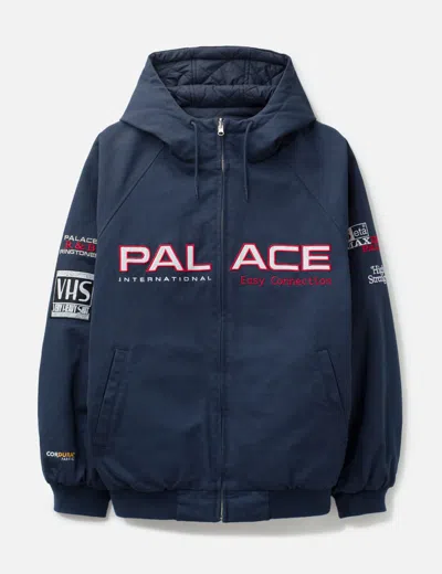 Palace One 2 One Reversible Jacket In Blue