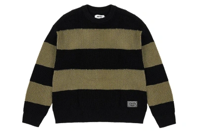 Pre-owned Palace Open Stripe Knit Black/green