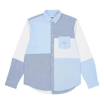 Palace Oxford Shirt 'multi' In Blue