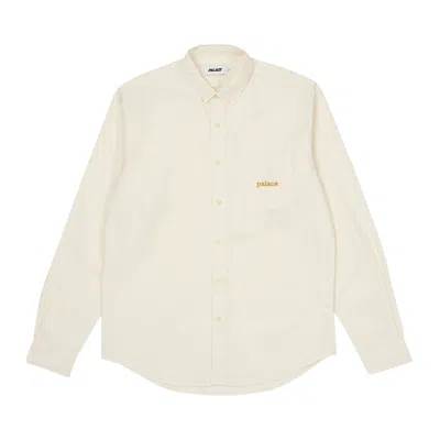 Pre-owned Palace Oxford Shirt 'soft White'
