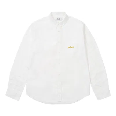 Pre-owned Palace Oxford Shirt 'soft White' | Men's Size L