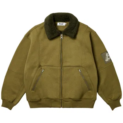 Pre-owned Palace P-15 Flight Jacket 'olive' In Green