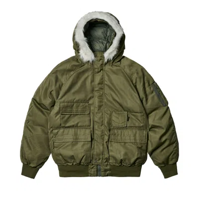 Pre-owned Palace P-2b Cargo Parka 'olive' In Green