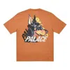 Palace P-3-k-9 T-shirt 'caramel' In Pink