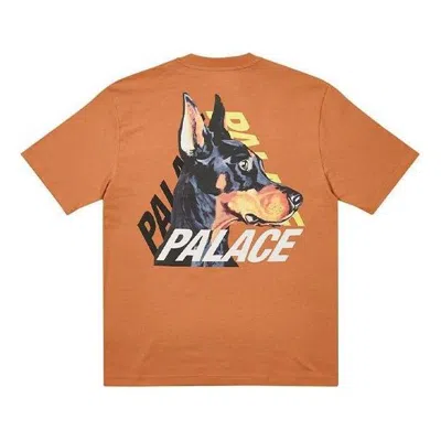 Palace P-3-k-9 T-shirt 'caramel' In Pink