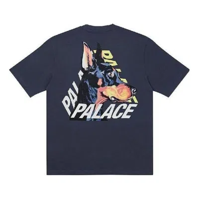 Palace P-3-k-9 T-shirt 'navy' In Blue