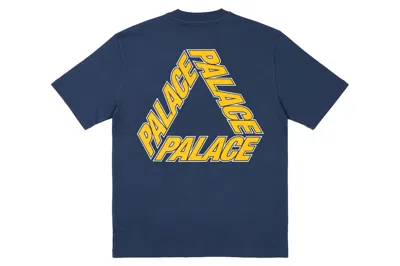 Pre-owned Palace P-3 Outline T-shirt Navy