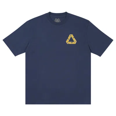 Pre-owned Palace P-3 Outline T-shirt 'navy' In Blue