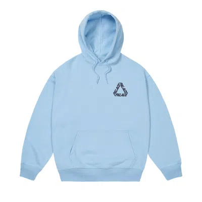 Pre-owned Palace P-3 Print Hood 'skyline Blue' | Men's Size L