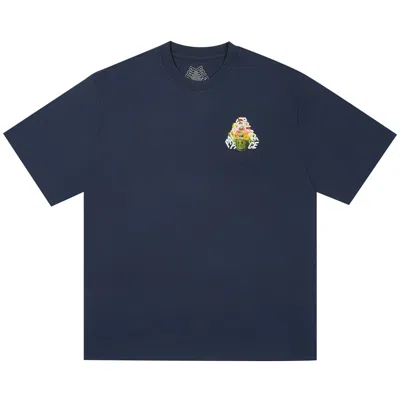 Pre-owned Palace P-3 Punch T-shirt 'navy' In Blue
