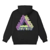 Palace P-3d Hood Black Fw21 Triangle Guards Letters Hoodie 'black'