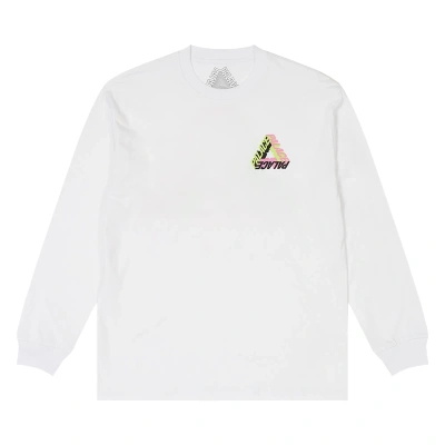 Pre-owned Palace P-3d Longsleeve 'white'