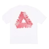 Palace P-3d T-shirt (ultimo 2017) White 3d Alphabet Printing Short Sleeve Unisex In White