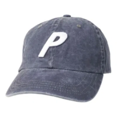 Palace P 6-panel Cap 'grey' In Gray