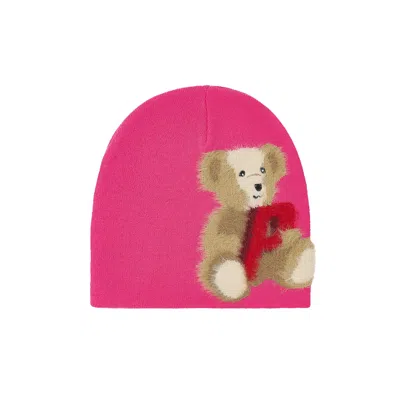 Pre-owned Palace P Bear Nein Cuff Beanie 'pink' | Men's Size Onesize