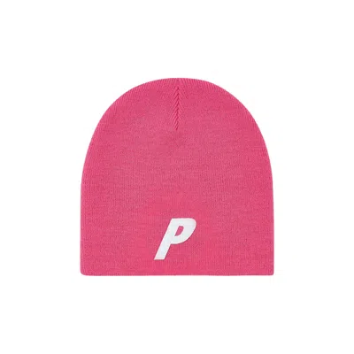 Pre-owned Palace P Nein Cuff Beanie 'shock Pink' | Men's Size Onesize