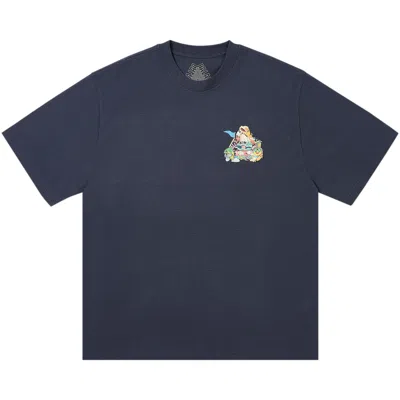 Pre-owned Palace P Sea T-shirt 'navy'
