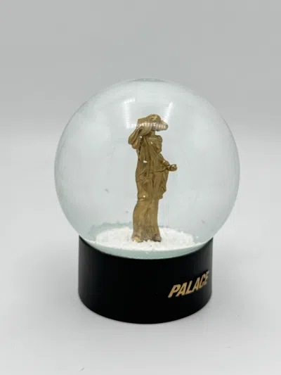 Pre-owned Palace P Statue Snow Globe In Black