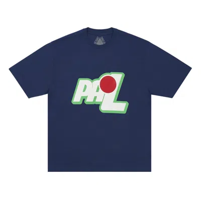 Pre-owned Palace P-up T-shirt 'navy' | Blue | Men's Size M
