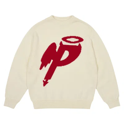 Pre-owned Palace P Wing Knit 'soft White' | Men's Size M