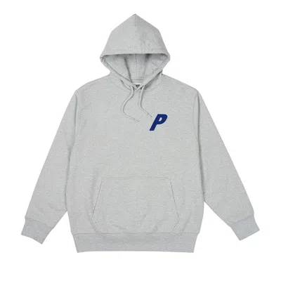 Pre-owned Palace P3 Felt Hood 'grey Marl'