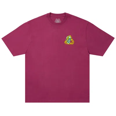 Pre-owned Palace P3 Skull T-shirt 'berg' | Red | Men's Size S
