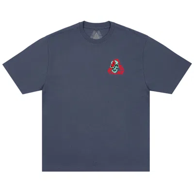 Pre-owned Palace P3 Skull T-shirt 'navy' | Blue | Men's Size Xl
