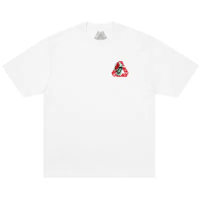 Pre-owned Palace P3 Skull T-shirt 'white' | Men's Size Xl