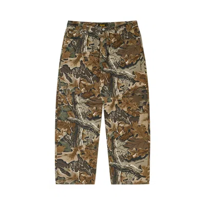 Pre-owned Palace P90 Baggy Script Jean 'realtree' | Green | Men's Size 30