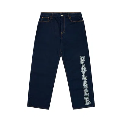 Pre-owned Palace P90 College Stress Baggy Jean 'indigo Wash'