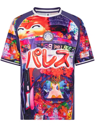 Palace Pachinko "neon" T-shirt In レッド