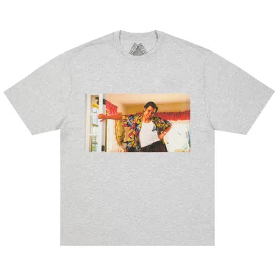 Pre-owned Palace Pal-ace T-shirt 'grey Marl' | Men's Size M