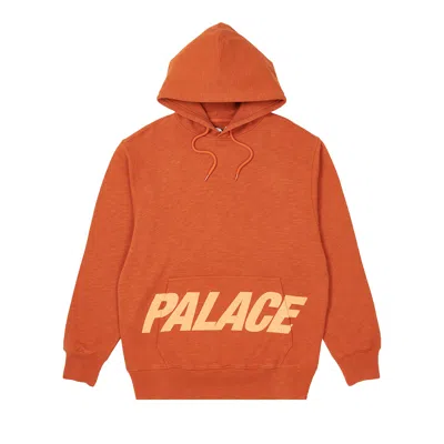 Pre-owned Palace Pal Pocket Slub Hood 'rust' | Orange | Men's Size M