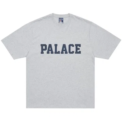 Pre-owned Palace College T-shirt 'grey Marl' | Men's Size Xl In Gray