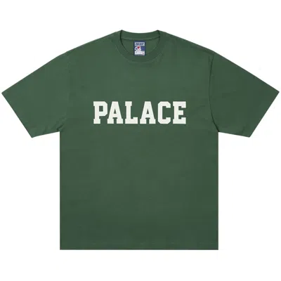 Pre-owned Palace College T-shirt Racey 'racey Green' | Men's Size M