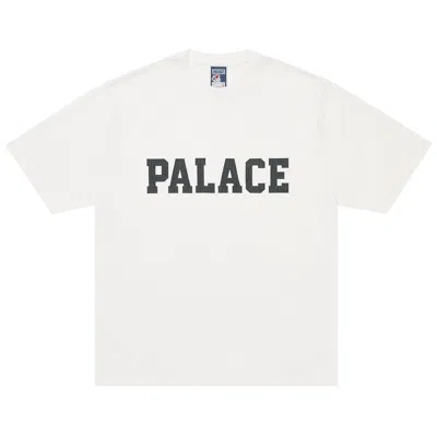 Pre-owned Palace College T-shirt 'white' | Men's Size Xl