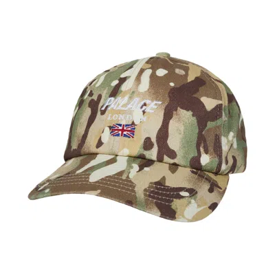 Pre-owned Palace London Pigment 6-panel 'terrain Dpm Woodland' | Brown | Men's Size Onesize