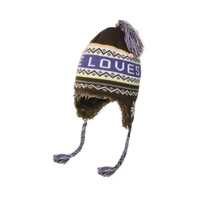 Pre-owned Palace Loves Me Peruvian Beanie 'brown' | Men's Size Onesize