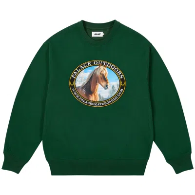 Pre-owned Palace Outdoors Crew 'racey Green' | Men's Size Xl